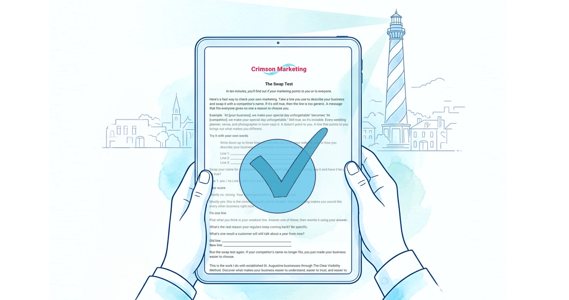 The Swap Test worksheet